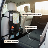 Organiseur de siège voiture (rangement accessoires chien)