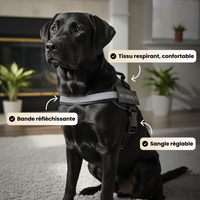 Harnais anti-traction réfléchissant personnalisable