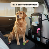 Organiseur de siège voiture (rangement accessoires chien)